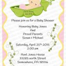 Personalized Baby Shower Flat Invitation (babygirl2251)