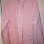 Express Mens Orange Long Sleeve button front dress shirt in size M 15-15 1/2