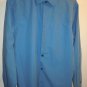 Mens Blue Express button front dress shirt Size M 15-15 1/2