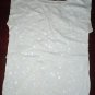 Womens white lace short sleeve Ann Taylor Loft top shirt size XS