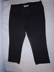 Womens New Balance Dry Black Capri Pants Size L