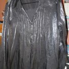 Women's Plus White Stag Black button front blouse size 18/20 2X