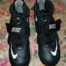 NIKE Black & White Merciless Shark Football Cleats 349035-011 Men's Size 12