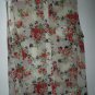 Womens Michel sheer floral blouse top size XXL 2X