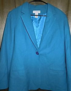 Womens Vintage blue Sag Harbor jacket size 12