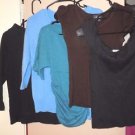 Lot of 5 Womens shirts tops sweaters size small #A