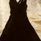 Juniors Little Black Dress Perspective velour size Small