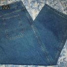 Mens DLUX blue denim jeans size 40x33