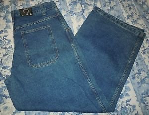 Mens DLUX blue denim jeans size 40x33