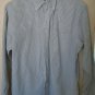 Mens Lands' End long sleeve button front shirt size 16/35