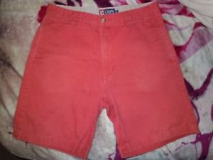 Mens Chaps shorts melon orange red size 32