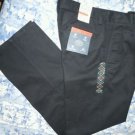 St John's Bay Worry Free Chino Classic Fit Black Mens Pants Size 32x34 NWT