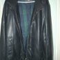 Dockers Mens Black Faux Leather Motorcycle Jacket Size XL