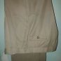 Lanificio Comero Super 100's 100% Pure Wool Mens Beige Dress Pants Size 36
