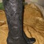 Womens black boots Chinese Laundry "Glamour" size 6 1/2 knee high pull on