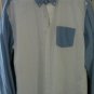 Mens J Crew blue white button shirt long sleeve