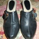Bass Womens Marietta Black Clog Shoes Size 9 1/2