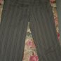 Juniors Star City Brown Striped Capri Pants Size 5