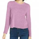 Juniors One Clothing crew neck sweater from Macy's size M pink mauve NWT