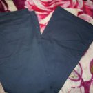 H&M Womens navy pants flared leg size 12
