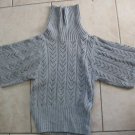 Juniors gray turtleneck cowl neck sweater Forever 21 size M NWT