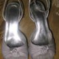 Womens Inspired by Capparros silver heels size 7B