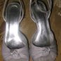 Womens Inspired by Capparros silver heels size 7B