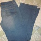 Womens Juniors Anchor Blue Boot Cut Jeans Size 11