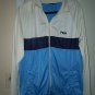 Mens Fila zipper front jacket white/blue size L/52