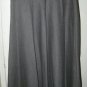 Vintage Claude Barthelemy Paris wool maxi skirt 24" gray black 36/6 below knee