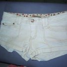 Womens Juniors YMI white short shorts size 7