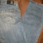 Mens Juicy Couture classic straight jeans golden paint splash design size 30x32