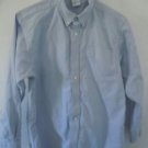 Boys Blue Long Sleeved Button Front Old Navy Dress Shirt Size 12 School Uniform