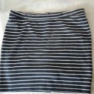 Womens Verve ami navy/white striped skirt size 16P