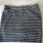 Womens Verve ami navy/white striped skirt size 16P