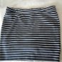 Womens Verve ami navy/white striped skirt size 16P