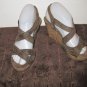 Womens Montego Bay Club brown cork sandals size 6