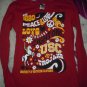 Juniors USC Trojans long sleeve maroon tshirt size L