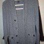 Juniors Womens H&M grey button front cardigan sweater size XS