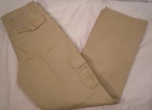 Boys Arizona Jeans Beige Cargo Pants Size 18 REG NWOT