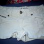 Womens Juniors Amethyst white shorts size 5