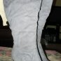 Womens grey knee high boots