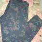 Juniors Arizona Jeans Dark Multi-color flower print ankle jeans Size 7