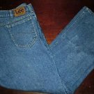 Mens Lee Storm Rider Classic fit Straight leg Blue Jeans size 42x32