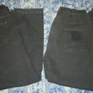 Lot of Haband Casual Joe Jeans Grey Elastic Stretch Waist Relaxed Fit Size 38