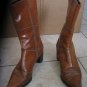 Womens Colin Stuart brown leather boots size 7.5