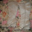 Womens Fashion Beige Knee High Predictions side zipper boots size 9
