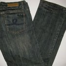 Womens juniors Seven7 boot cut medium wash blue denim jeans size 27