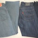 Lot 2 pair boys Levis Size 16 28x28 550 Relaxed Fit 515 Skinny