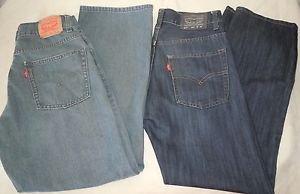 Lot 2 pair boys Levis Size 16 28x28 550 Relaxed Fit 515 Skinny